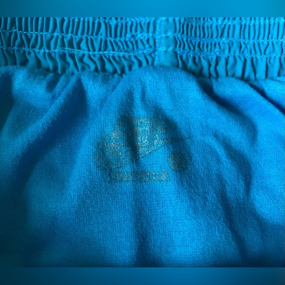 *2/$16* Y2K Bright Blue Nike Lined Running Shorts - M - Picture 5 of 6